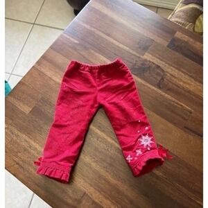 American Girl Doll Red Pants Corduroy Holiday Christmas